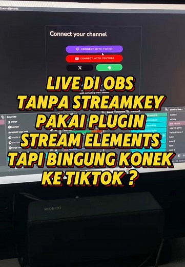 Cara Live TikTok Tanpa Streamkey di OBS