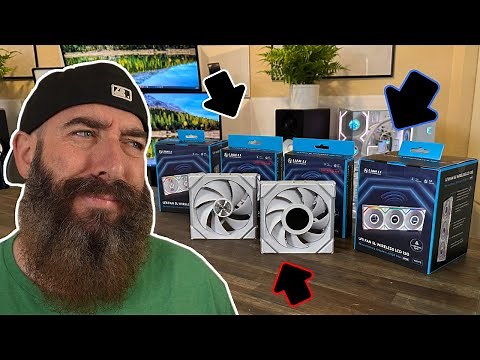 Lian Li made WIRELESS PC FANS and they're INSANE! Full Details, Setup, and Install!