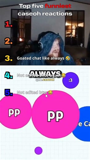 Caseoh's Best Reaction Moments