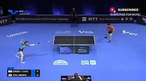 Cheng I-Ching vs Hina Hayata | WS SF | #WTTLondon 2025 | Hayata Hina 早田 ひな Fans Page