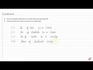 NCERT | Class IX | STATISTICS | Exercise 1 | Question No. 1