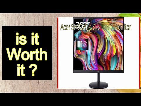 Acer SH322QK 31.5 UHD Monitor Features - Important Information