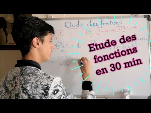 🔥🔥Étude des fonctions en 30 min _cours bien organisé avec des exercices_ 1Bac Sm & Ex