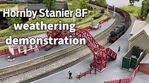 Find out how to weather a steam locomotive, Click here to watch now: 🤯 Full video link: https://hubs.ly/H0Gp2Mg0 | Hornby Magazine