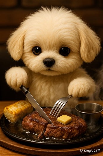 Fluffy Focus – Puppy Close-Up