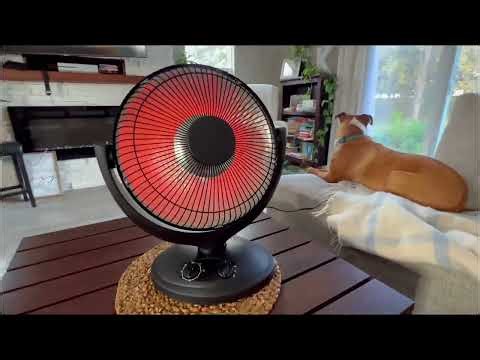 Kissair Space Heater Indoor, Portable Room Heater with 2 Modes, Overheating & Tip Over Protection