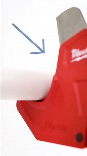 EASIEST way to cut a pipe!! ✔️ How to Use the Milwaukee PVC Pipe Cutter #howto #plumbing #milwaukee
