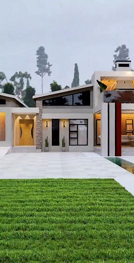 Butterfly Roof House Plan 3 Bedroom Self-Contained
