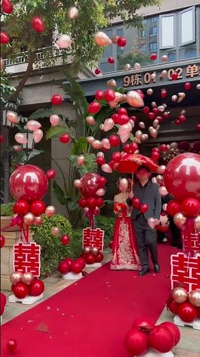 Magical Balloon Release at Wedding 🎈✨ | Dreamy Celebration Moment#wedding #shorts