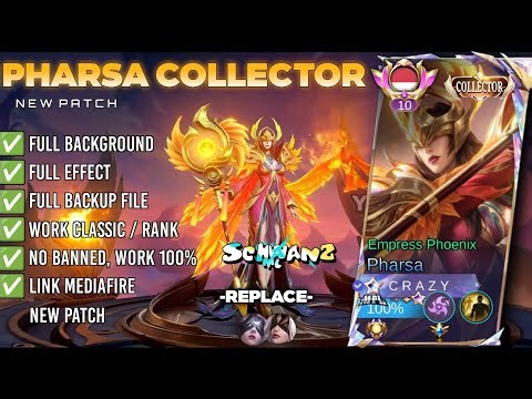 REVAMP! Script Skin Pharsa Collector Revamp No Password | Full Effect Voice – Patch Terbaru