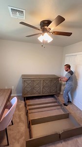 548K views · 3.8K reactions | Space-saving and stylish? This Misco custom bed hides in plain sight and sets up in seconds. The perfect solution for your guest room—or anywhere you need flexibility. #hiddenbed #spacesaver #guestroomgoals #FurnitureMagic #CustomFurniture #interiorhacks #multifunctional #homeinspo | Brick and Mortarless Furniture | Facebook