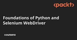 Foundations of Python and Selenium WebDriver