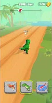 🎮 Dino Shifting Dinosaur Games Level - #164 🦖👑 #shorts #mobilegame #trex