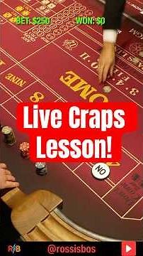 I'm betting $1,000 a roll on Craps with Instructions! #rossisboss
