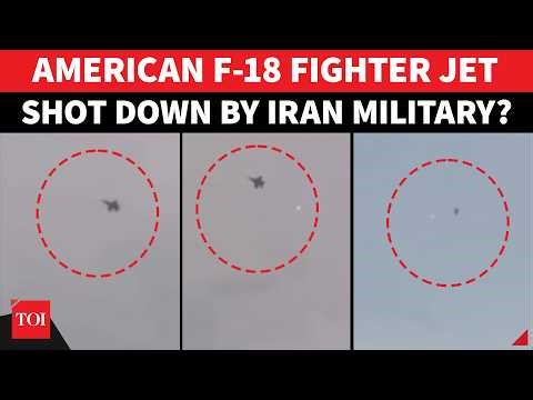 ON CAM: Iran's Advanced New Weapon Shoots Down US F-18 Fighter Jet Over Chabahar Port? Big Claim