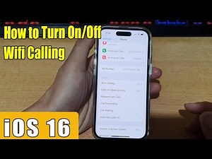 iOS 16: How to Turn On/Off Wifi Calling