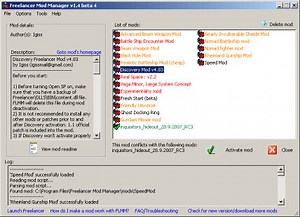 Freelancer Mod Manager 1.31 file