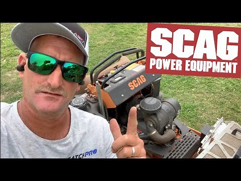 First 80 hours with the Scag V-Ride II Stand on Mower - Catch Pro Australia