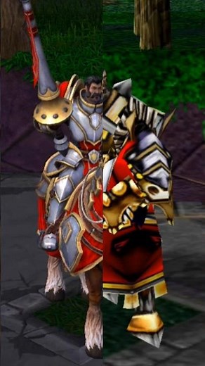 Footman comparison Warcraft 3 Reforged