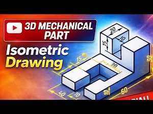 Step-by-step isometric practice exerciseDimensioning in isometric view ‪@AutoCADbyNishaMathur‬
