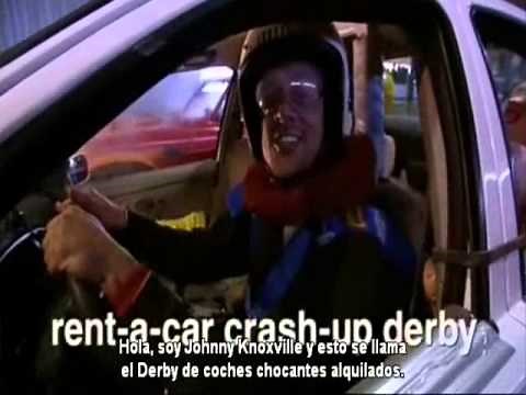 Jackass 1- Rent-a-car crash-up-derby.