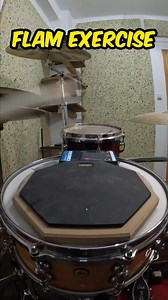 🎼 FLAM exercise on the PRACTICE PAD! Beginner drum tutorial. ▶️ Try this FLAM exercise on your PRACTICE PAD with your METRONOME! It is essentially an extension of the FLAM ACCENT where you change the first 2 notes of the flam accent into DOUBLE STROKE PAIRS. ▶️ With practice, it can also be moved around the kit and become a funky FILL! Give it a go and let me know how you do in the COMMENTS! #playdrums #drums #drumvideo #drumlessons #drumteacher #practicepad #doublestroke #drumming #drummer | J