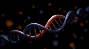 Download Vibrant 3D DNA Double Helix Animation Exploring Genetics and Molecular Structure in Scientific Research for free
