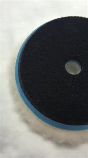 6inch Foam Lambs Wool Buffing Pad for Car Bodies-Extra Fine Abrasive Grade Angle Grinder Compatible