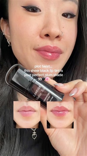 HAVE YOU EVER TRIED A BLACK TINT 🖤👀🫶 Laneige Matin Kim Collection