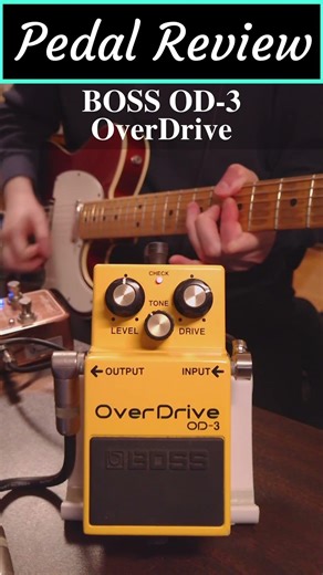 Boss OD-3 Over Drive high gain w/ Telecaster #bosspedals #fender #fractalaudio