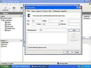 How to Create Address Book in Outlook Express