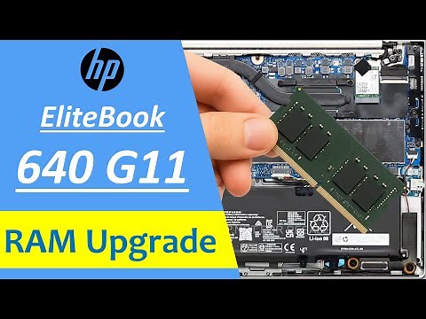HP EliteBook 640 G11 Laptop RAM Upgrade Guide | Easy Step-by-Step RAM Upgrade Guide Tutorial (2025)