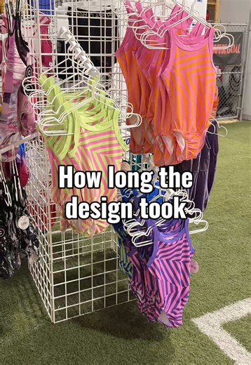 How long it takes me to design a gymnastics leotard. Sometimes it takes many alterations to come to the final design. #gymnasticsleotards #customleotard #teamleotards #practiceleotards