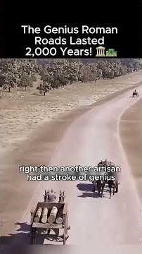 The Genius Secret Behind 2,000-Year-Old Roman Roads! 🏛️🛣️ | The GENIUS Trick