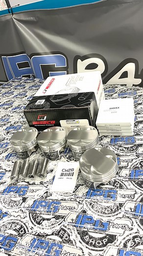 2.3K views · 11 reactions | Oveetock. Wiseco 84mm #Bseries pistons. Flat Top, ~ 10.5:1 compression ratio. $480 #IPGparts #Wiseco | IPG | Facebook