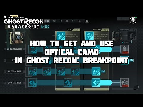 How To Get And Use Optic Camo in Ghost Recon: Breakpoint
