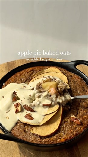 Would you try apple pie for breakfast?🍎✨