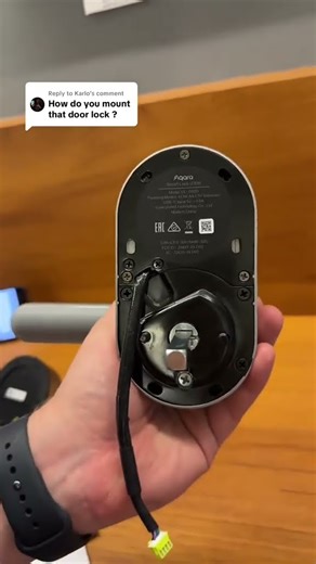 How to mount the Aqara U300 Door Lock