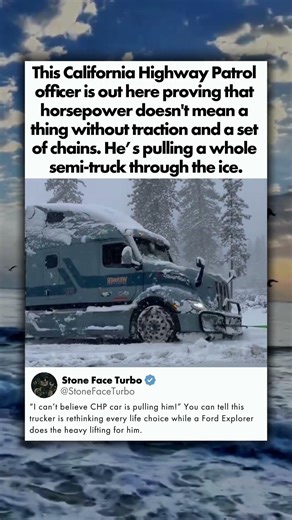 CAN A COP CAR REALLY PULL A SEMI?