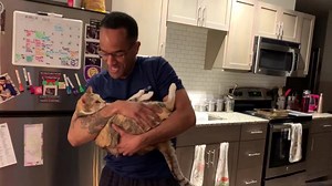 1K views · 144 reactions | Baby practice.. using snickers the  as my coddling model.. 藍藍.. the cat is like “This dude is nuts!” | Rodney Dunigan | Facebook