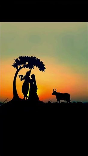 shri krisha creative sunset photography #art #krishna #shorts