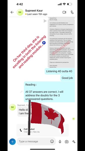 It feels amazing when your students get all the answers correct using the tips and strategies you share with them in class. #ieltswithaemi