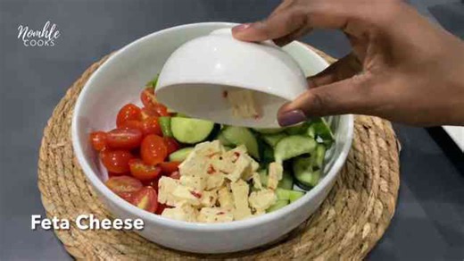 Easy and healthy Greek salad recipe with fresh ingredients