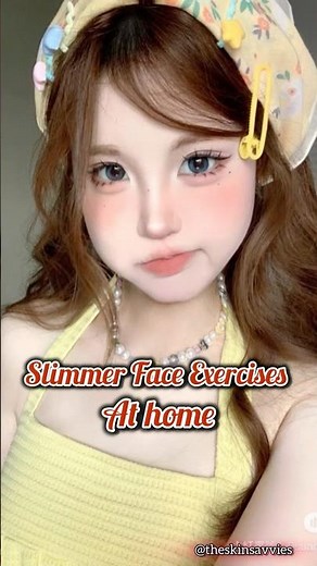 Facial Exercises at home for Slim Face | How to make your face slimmer | Face Fatloss exercises hack