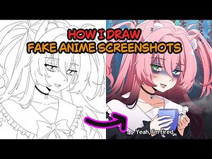 Fake Anime Screenshot | Tutorial | Commission - PastelKofi