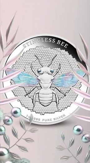 2026 Australian Native Bees - Stingless Bee 1oz Silver Proof Hologram Coin is Officially Sold Out!