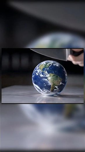 Earth Cutting ASMR 🌍 Most Satisfying Planet Slice Ever