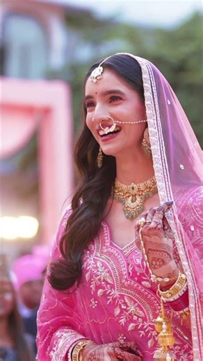 When the Bride Sings Her Own Entry Song at Her Wedding