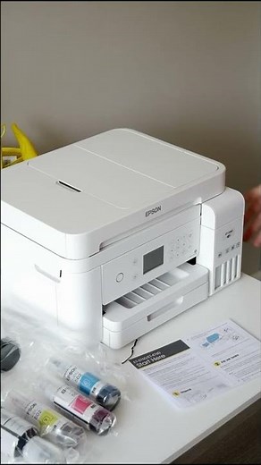 How to Refill Epson ET-3760 Ecotank Ink Printer | Filling the Ink Tanks
