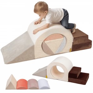 Climbing Blocks with Arch – Toddler Foam Climber Soft Play Set, Educational Kids Playhouse and Playground Climber for Indoor Fun